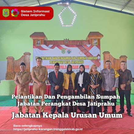 PELANTIKAN PERANGKAT DESA JATIPRAHU 